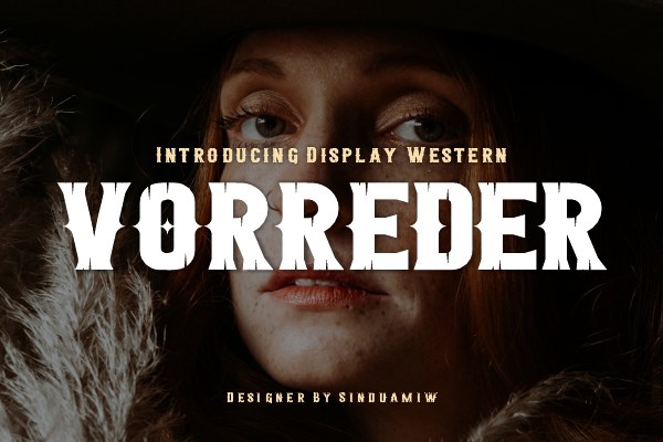 Vorreder Font preview