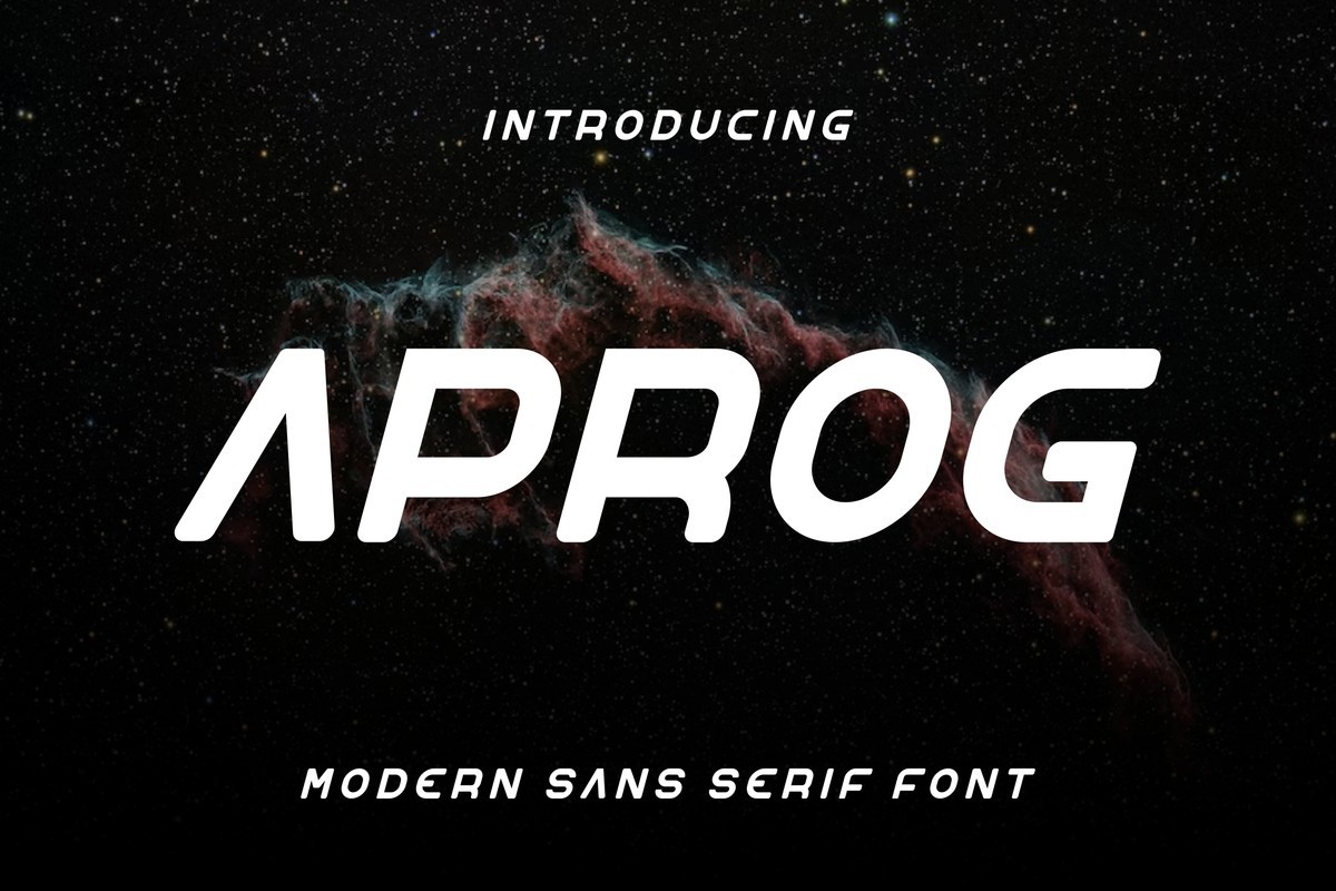 Aprog Font preview