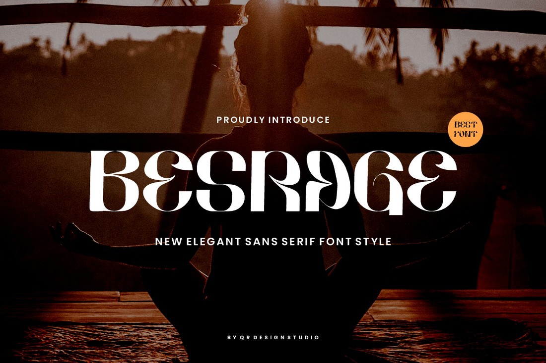 Besrage Font preview