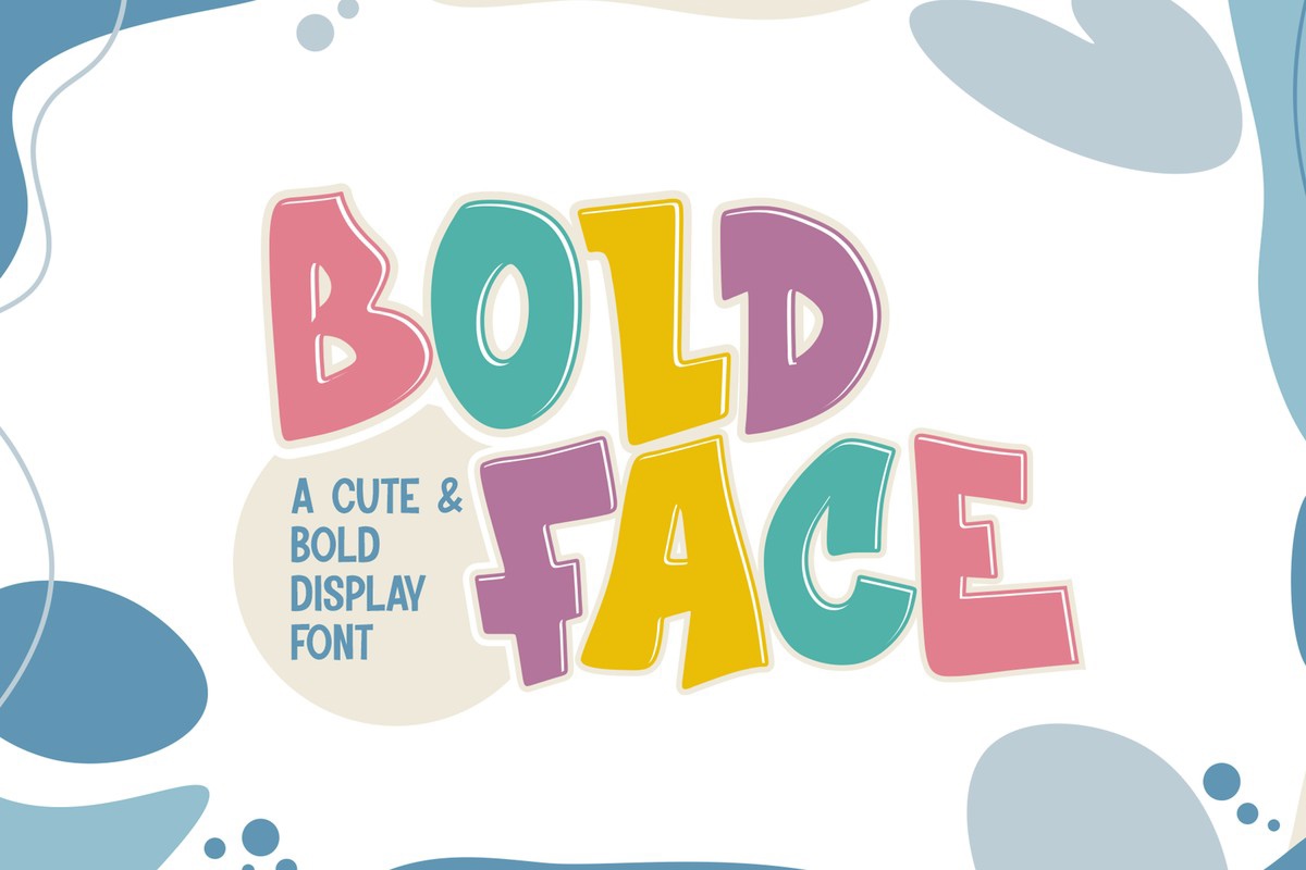 Boldface Font preview