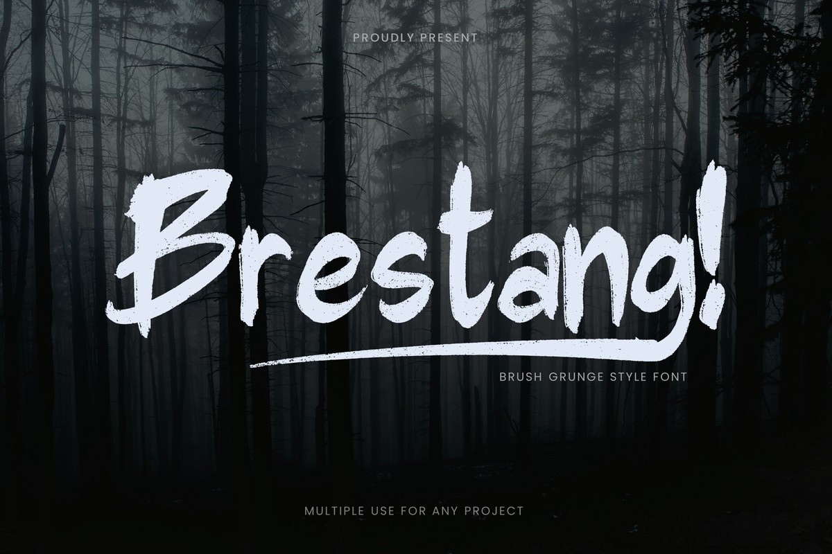 Brestang Font preview