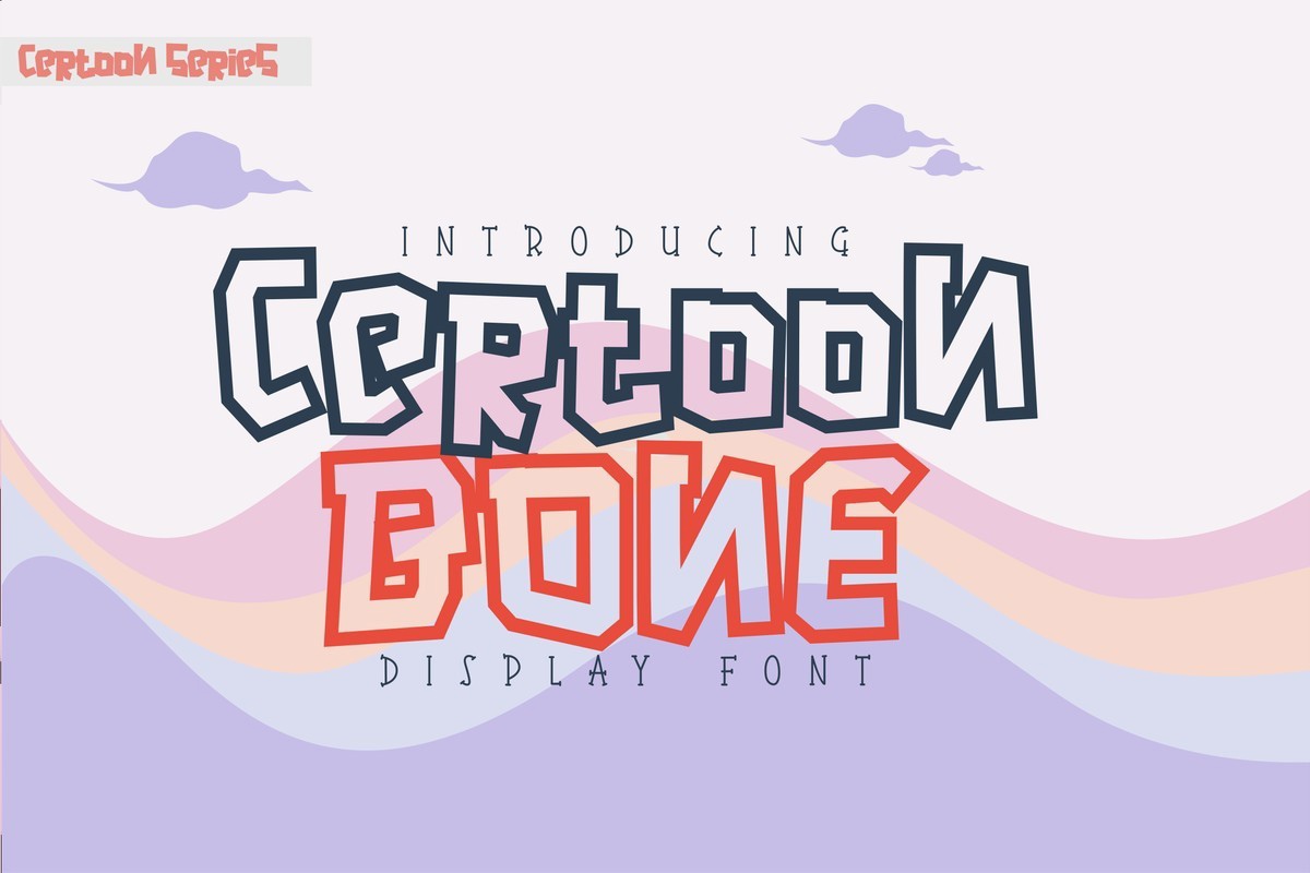 Certoon Bone Font preview