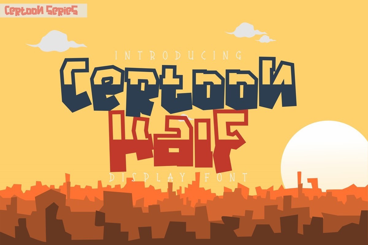 Certoon Half Font preview