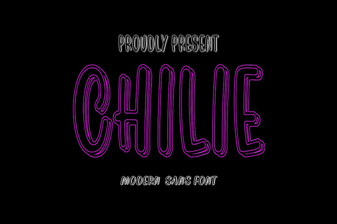 Chilie Font preview