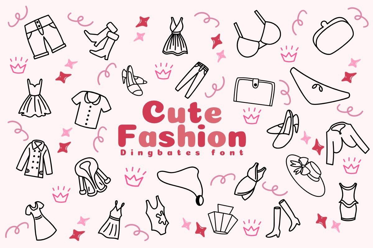 Cute Fashion Font preview