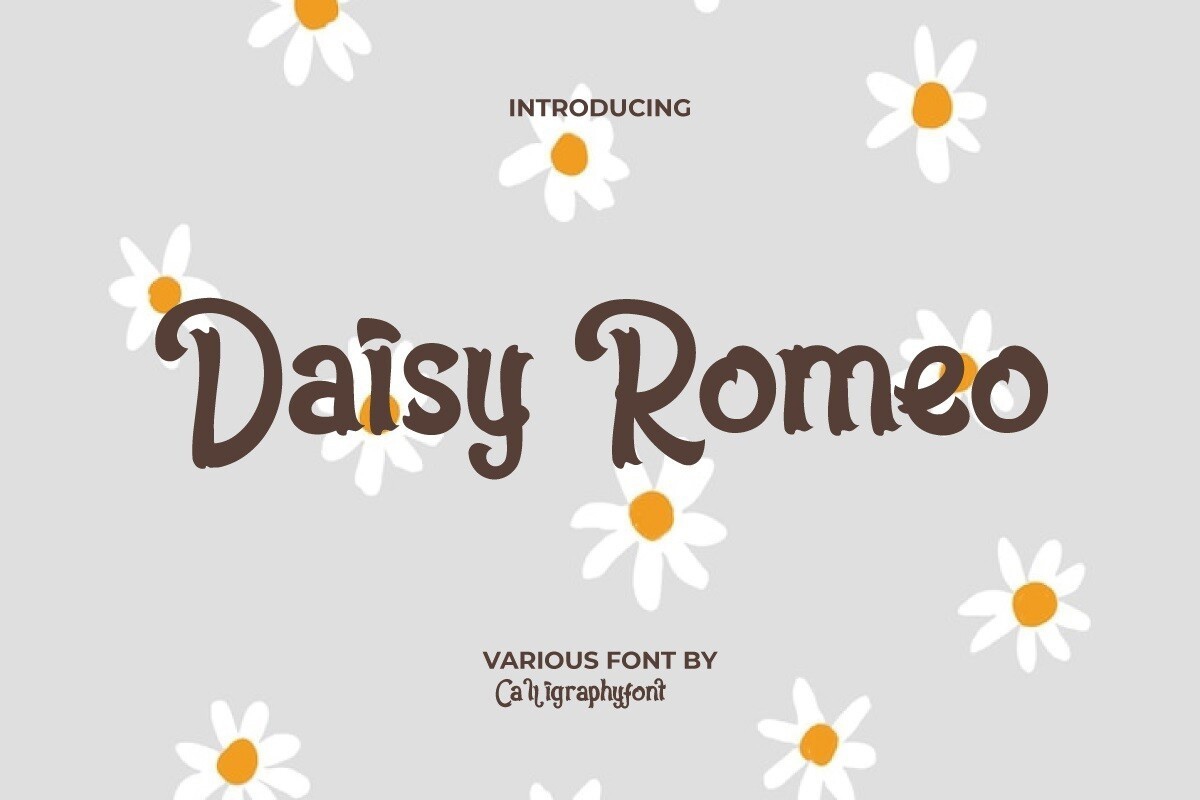 Daisy Romeo Font preview