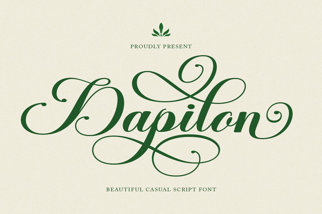 Dapilon Font preview