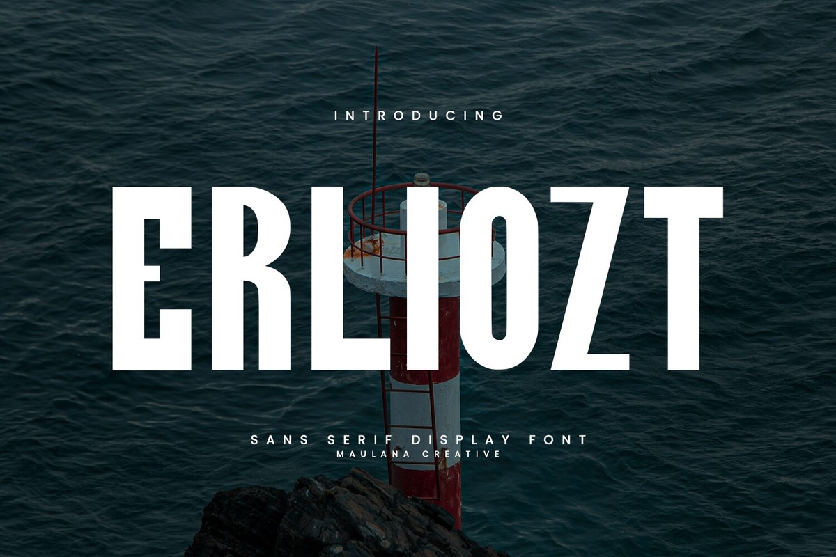 Erliozt Regular Font preview