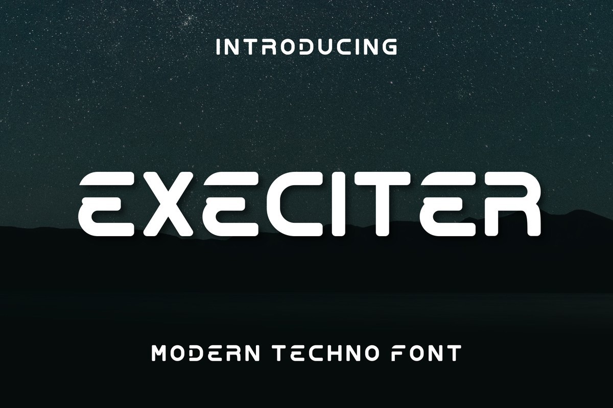 Execiter Font preview