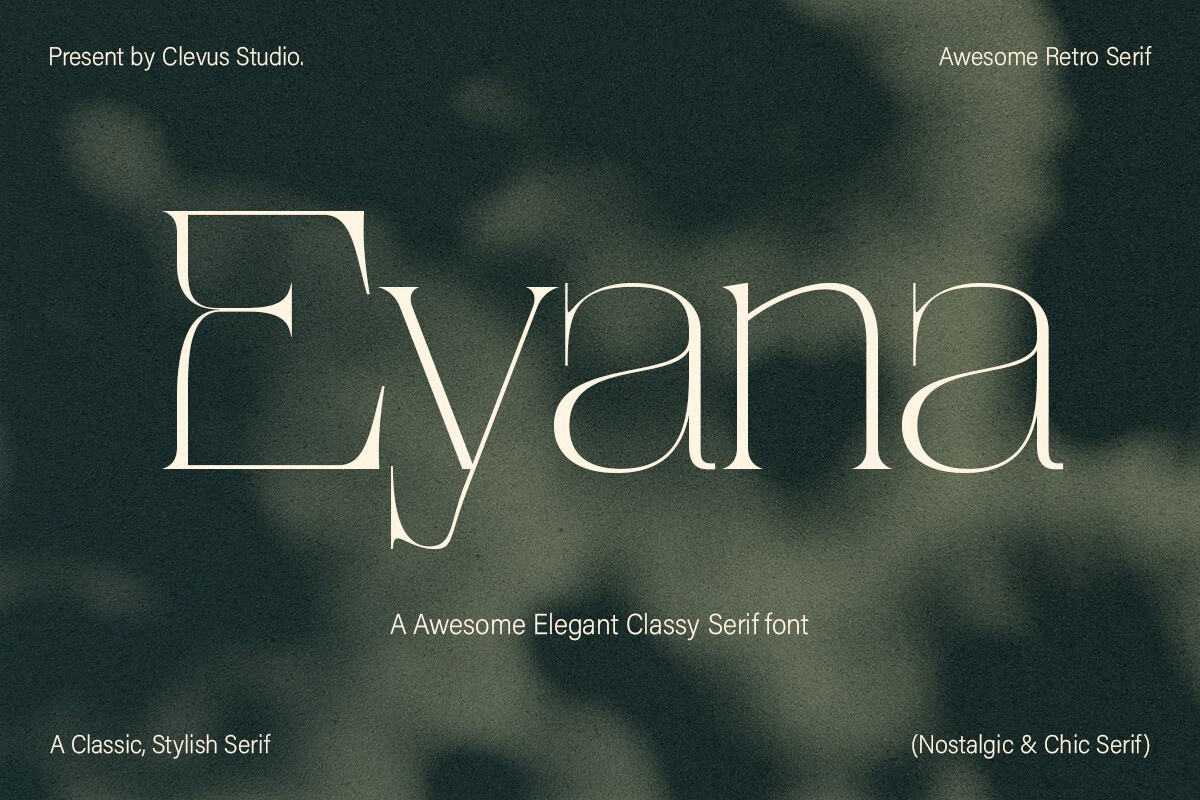 Eyana Font preview