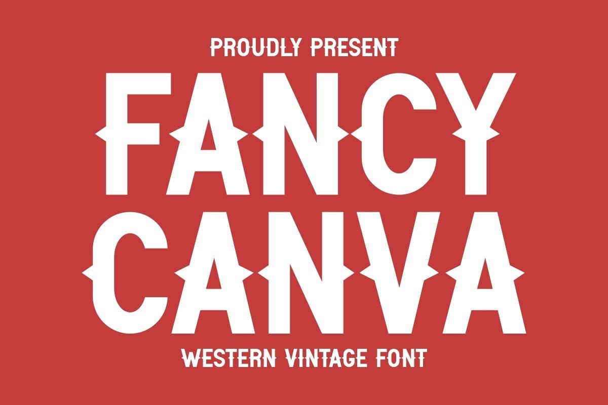 Fancy Canva Font preview