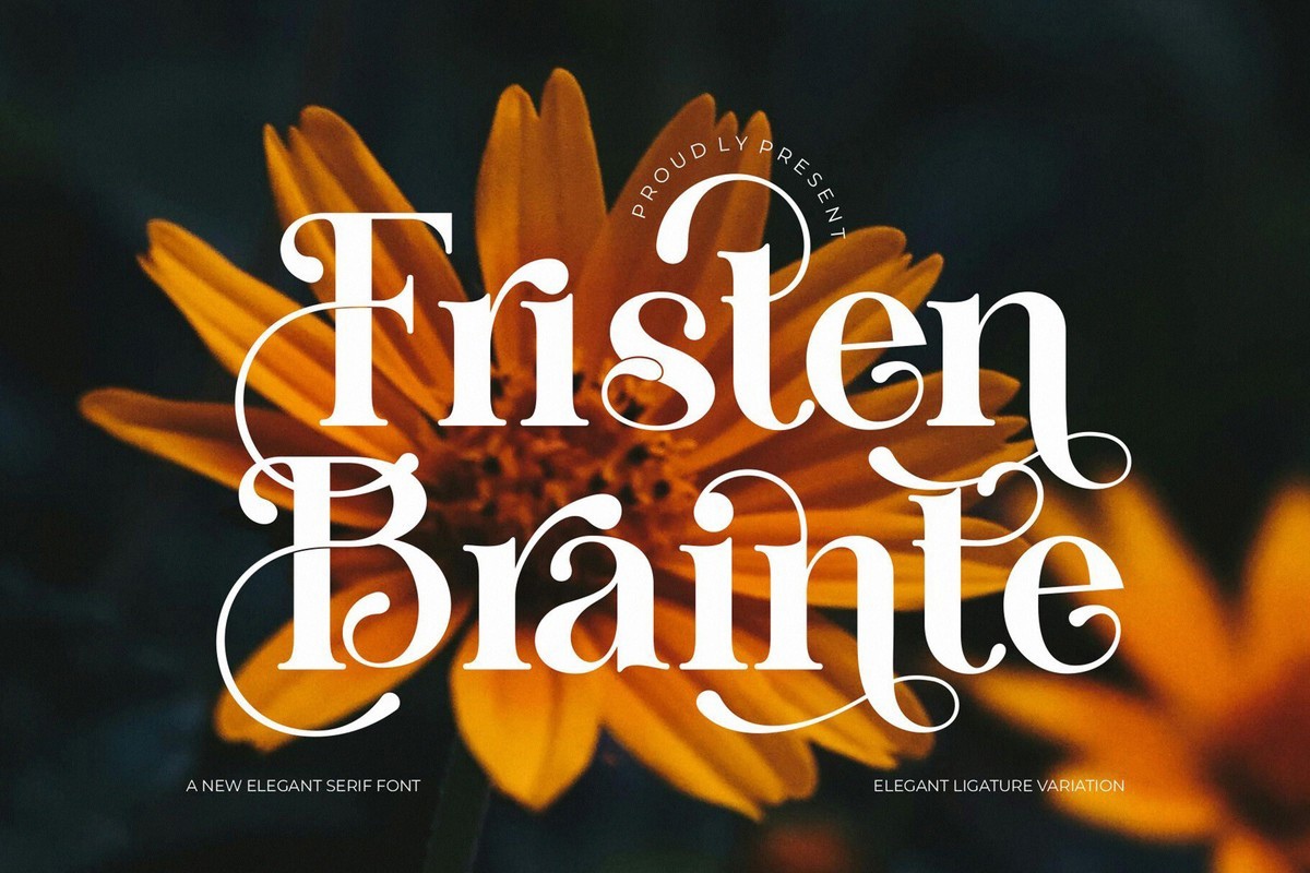 Fristen Brainte Font preview