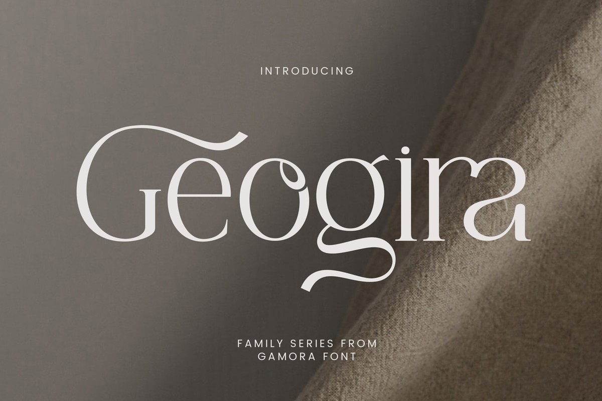 Geogira Font preview