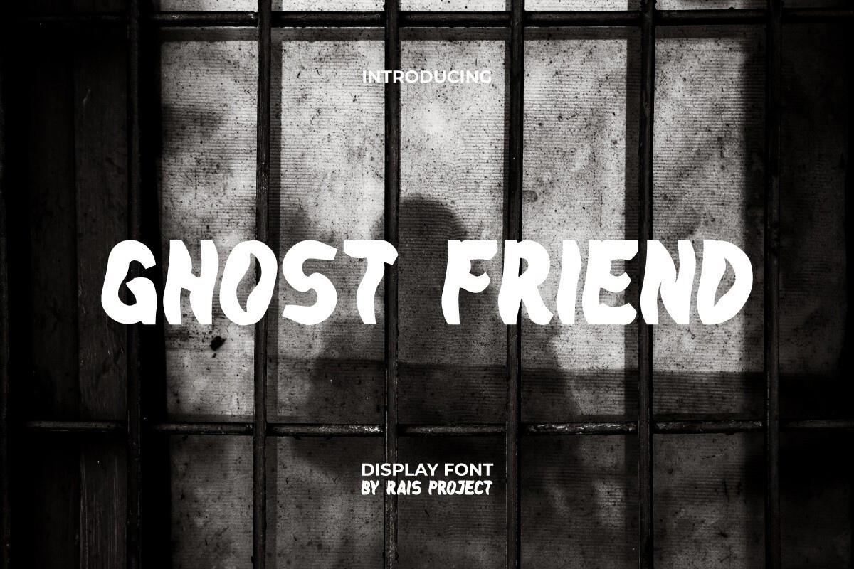 Ghost Friend Font preview