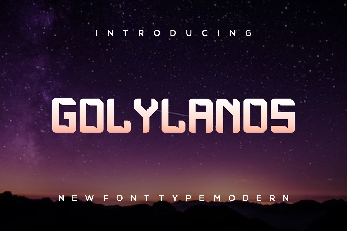 Golylands Font preview