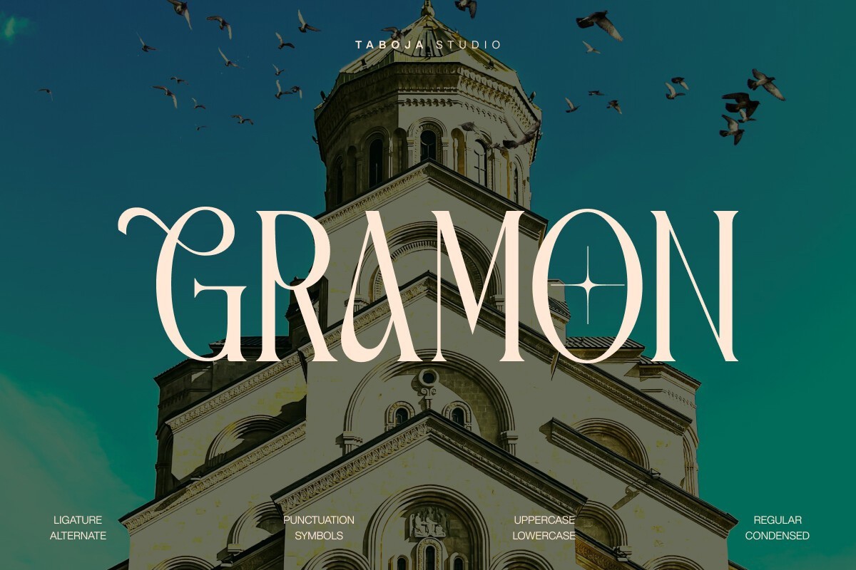 TBJ Gramon Font preview