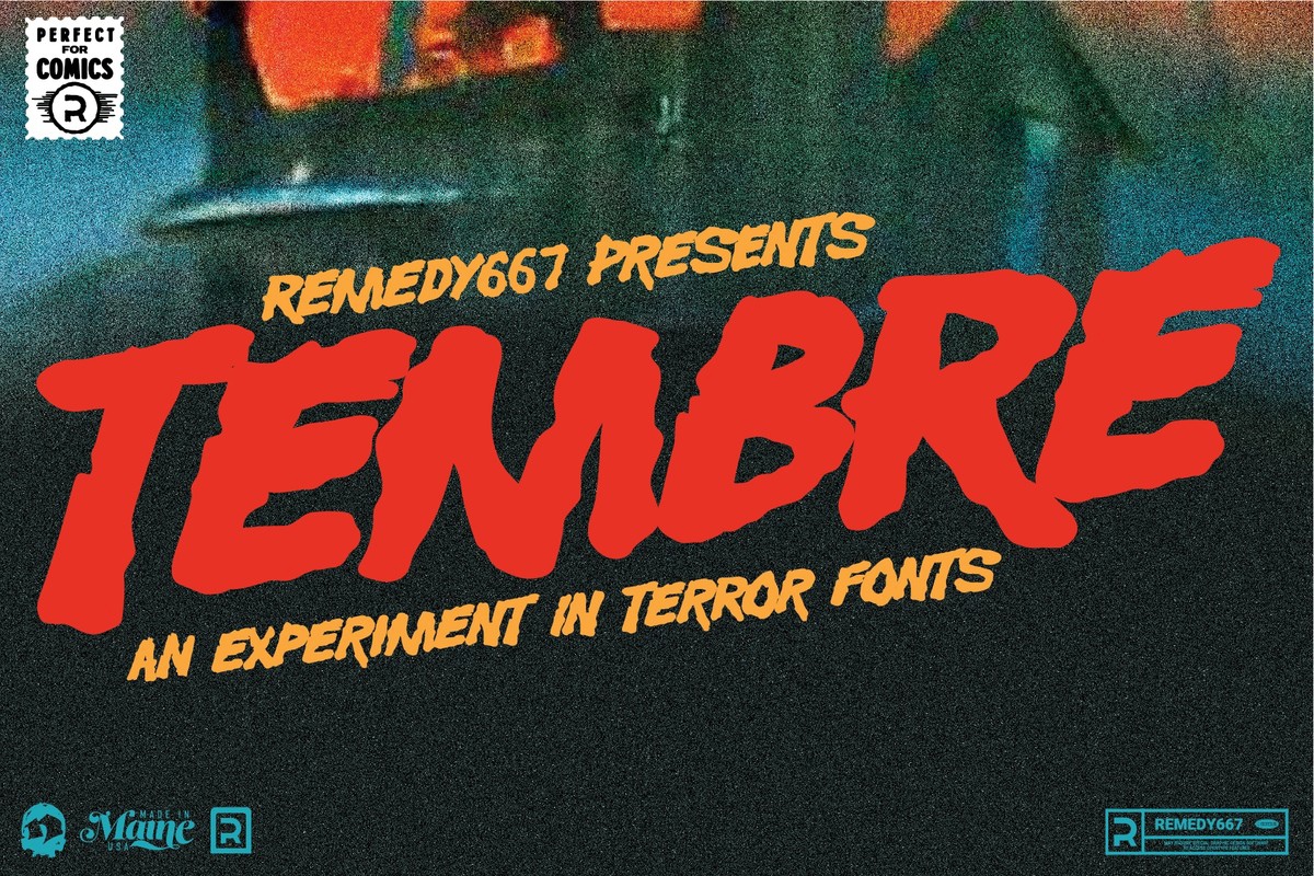 Tembre Regular Font preview