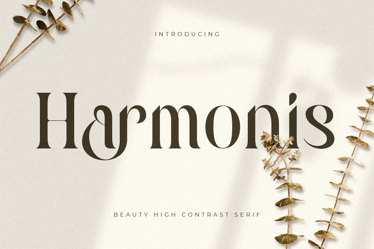 Harmonis Font preview