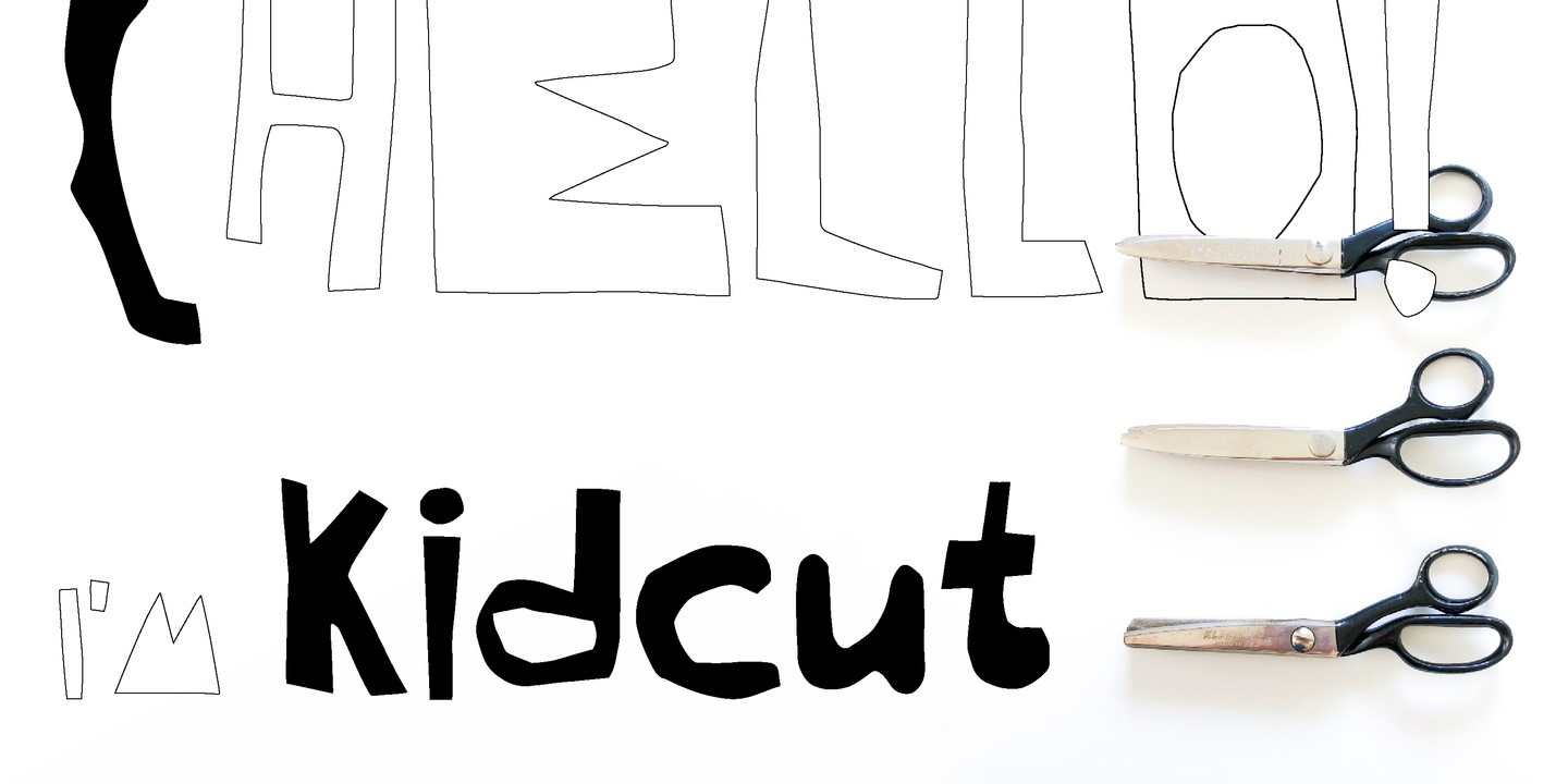 Kidcut Font preview