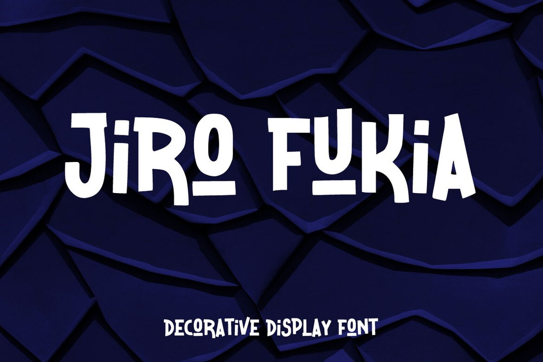 Jiro Fukia Font preview