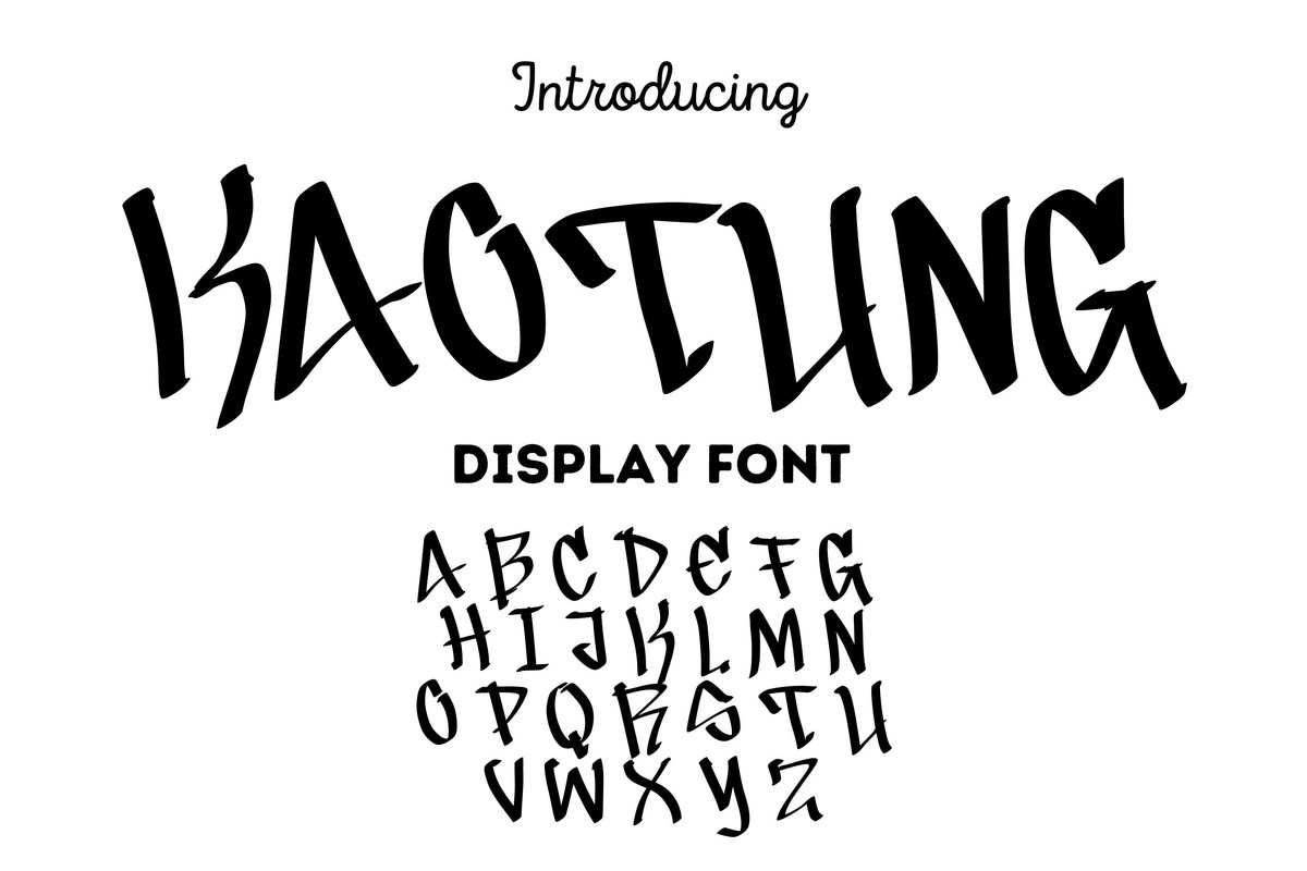 Kaotung Font preview