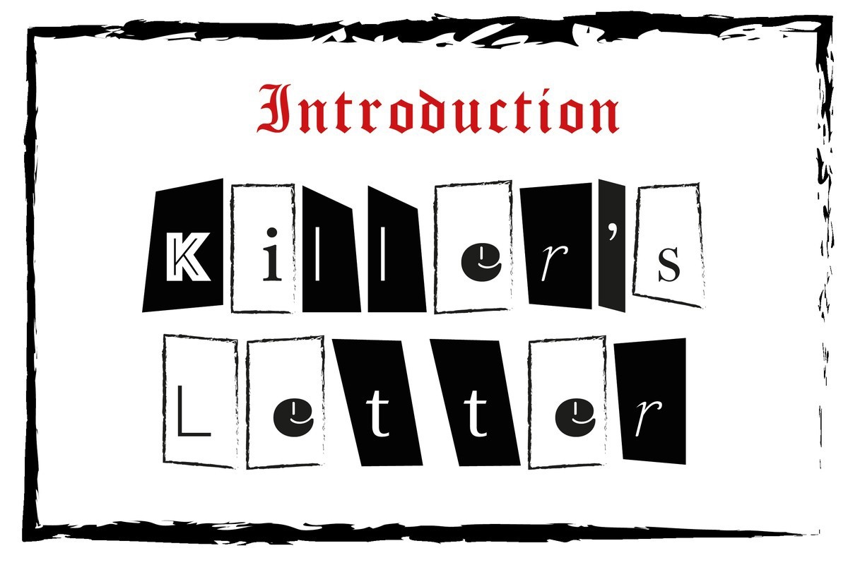 Killer's Letter Font preview