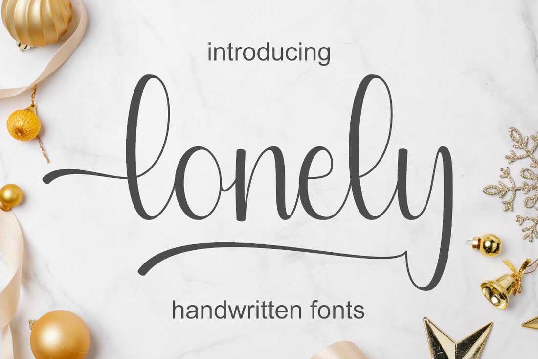 Lonely Font preview