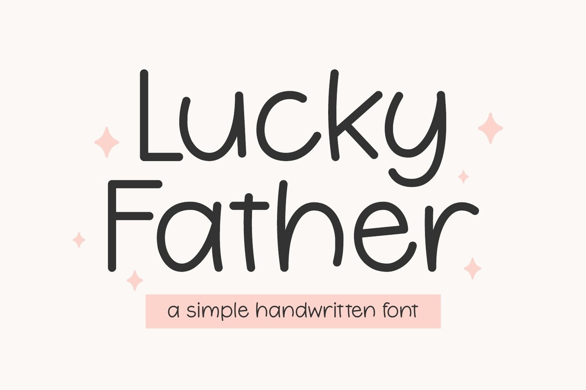 Lucky Father Font preview