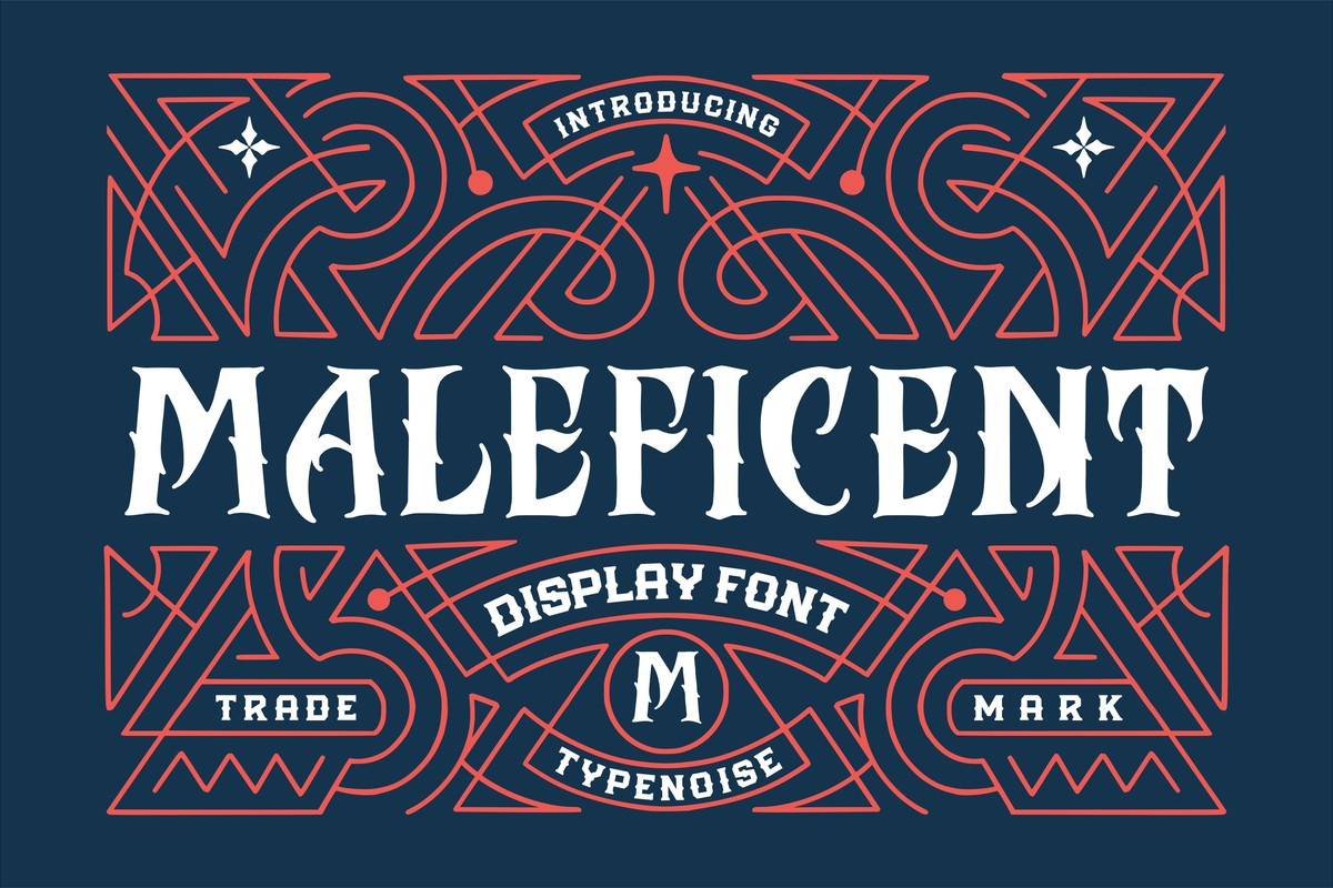 Maleficent Font preview