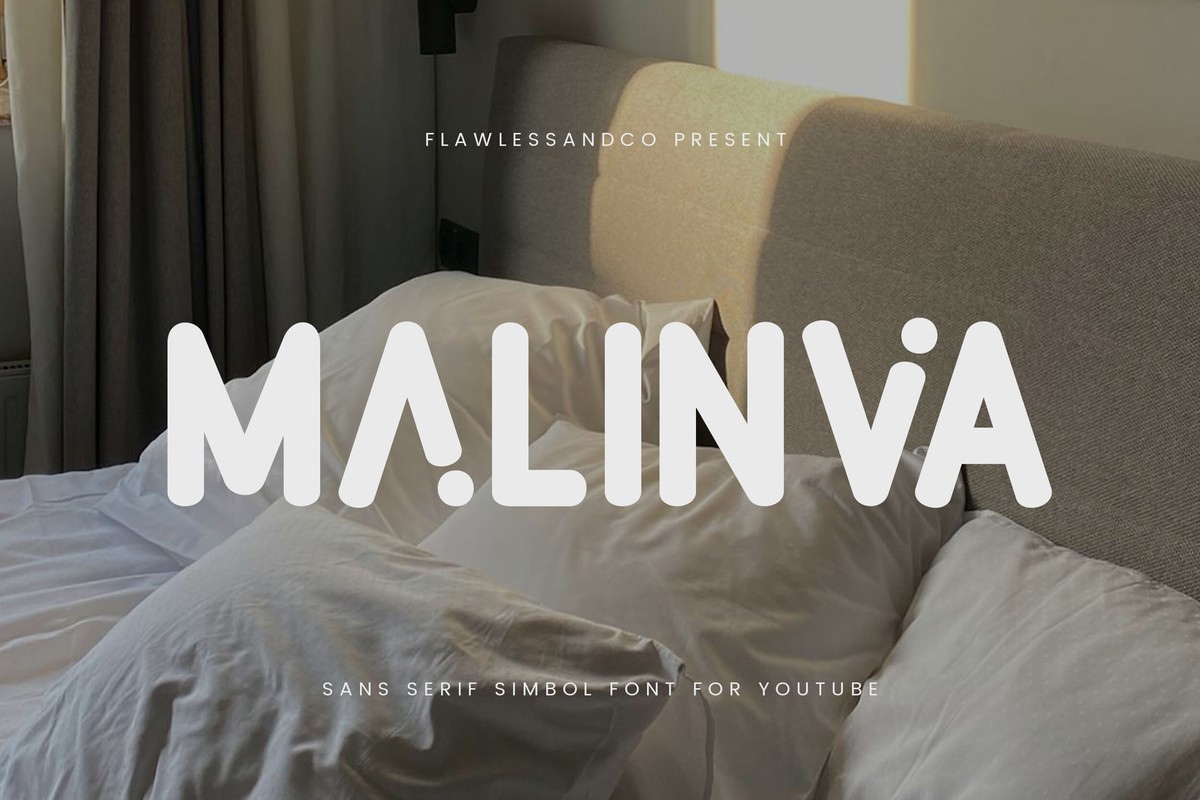 Malinva Font preview