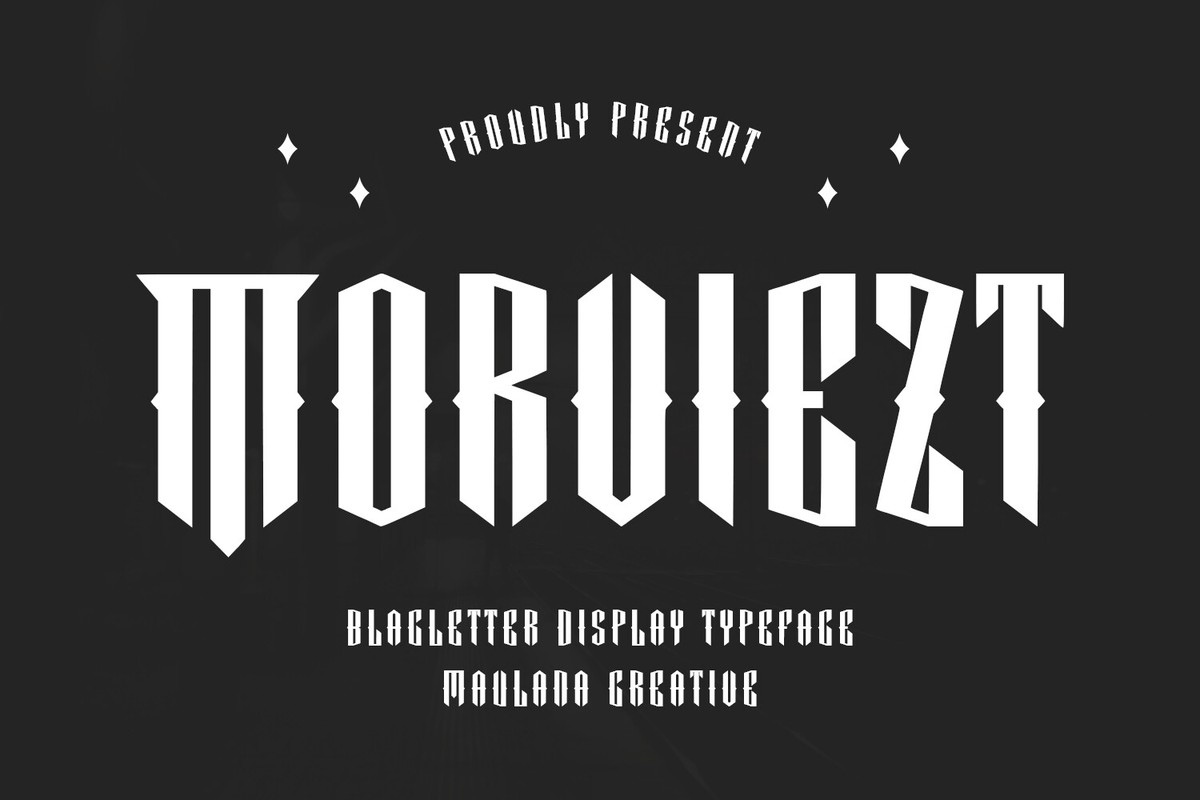 Morviezt Font preview