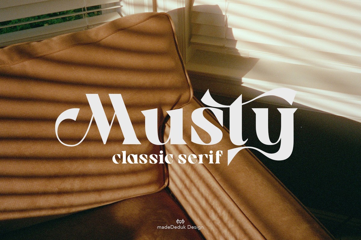 Musty Font preview