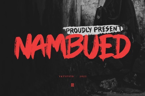 Nambued Font preview