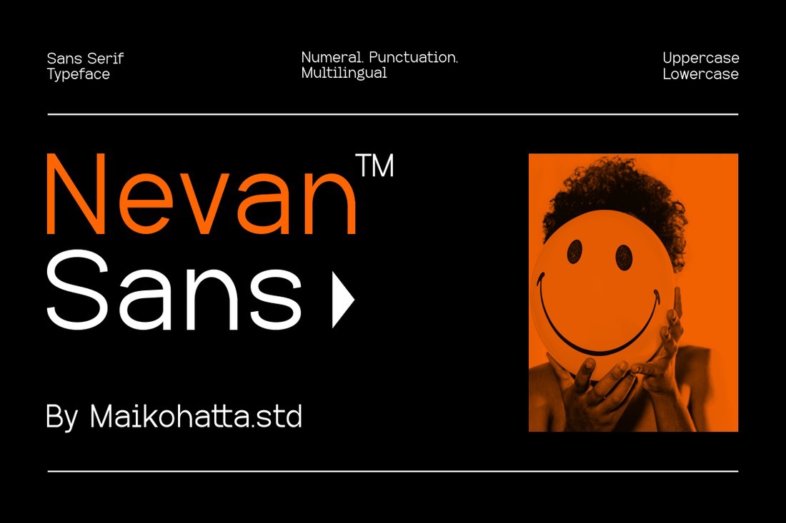 Nevan Sans Font preview