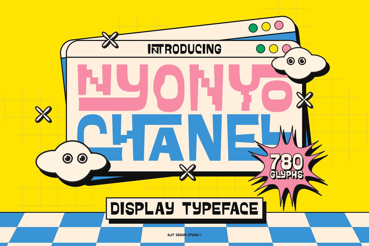 Nyonyo Chanel Font preview