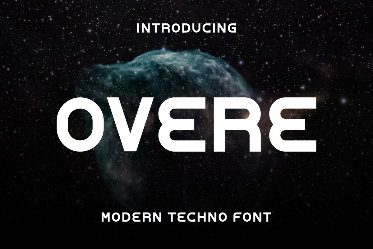 Overe Font preview