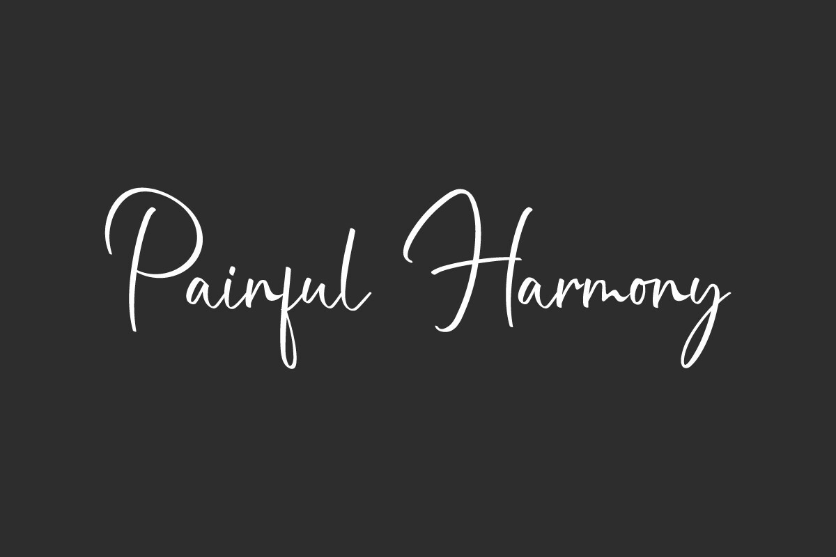 Painful Harmony Font preview