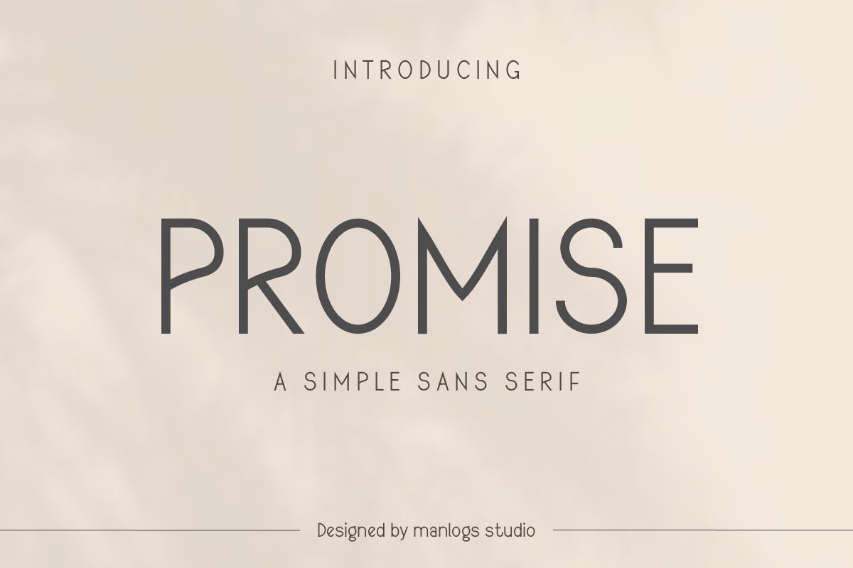 Promise Font preview