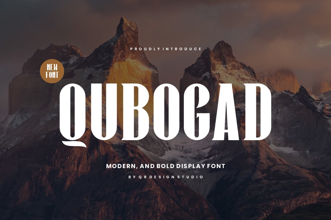 Qubogad Font preview