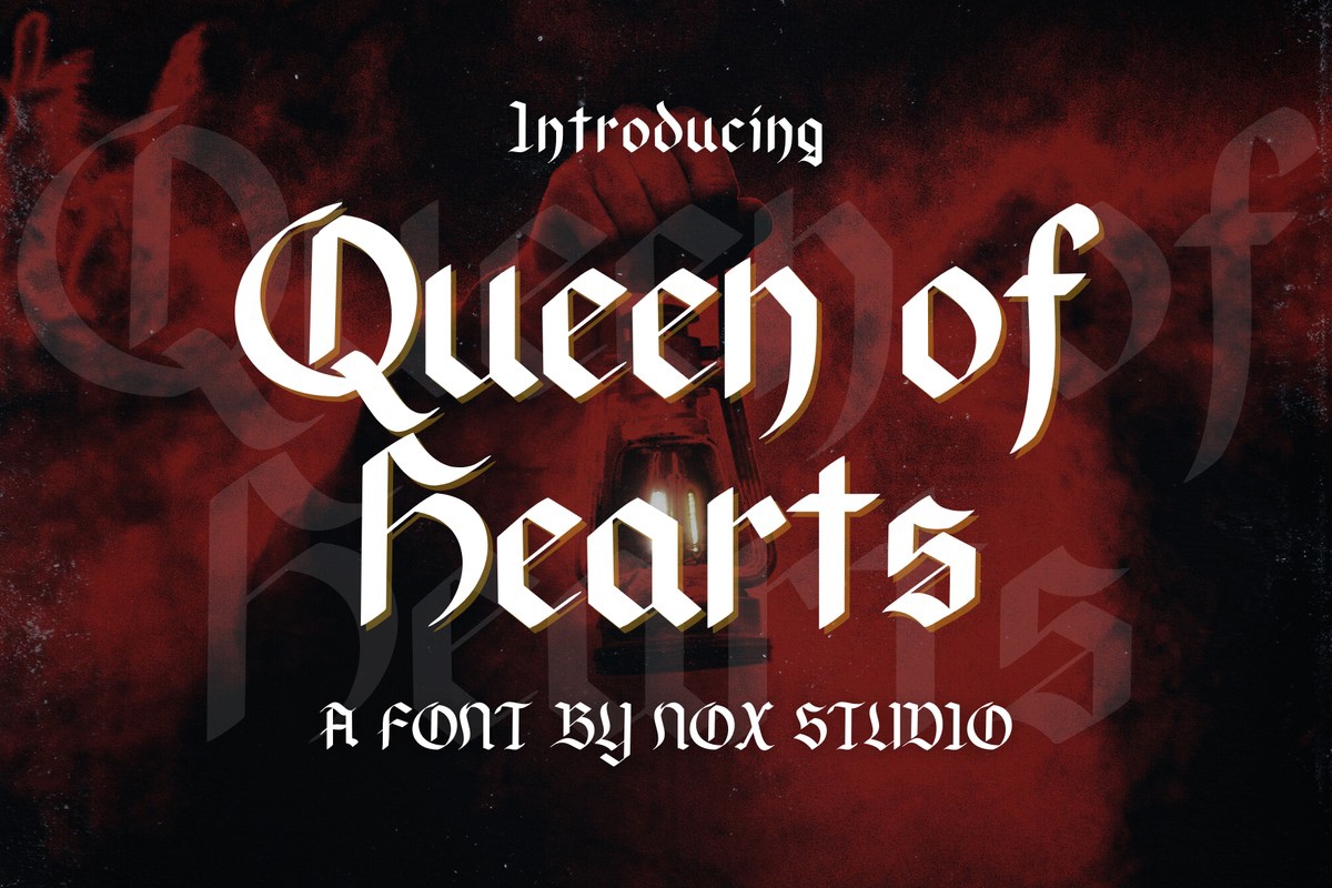 Queen of Hearts Font preview