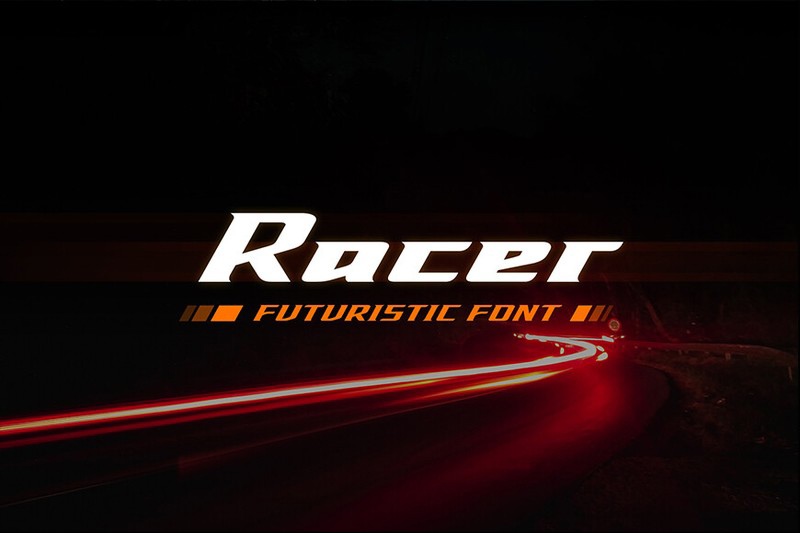 Racer Font preview