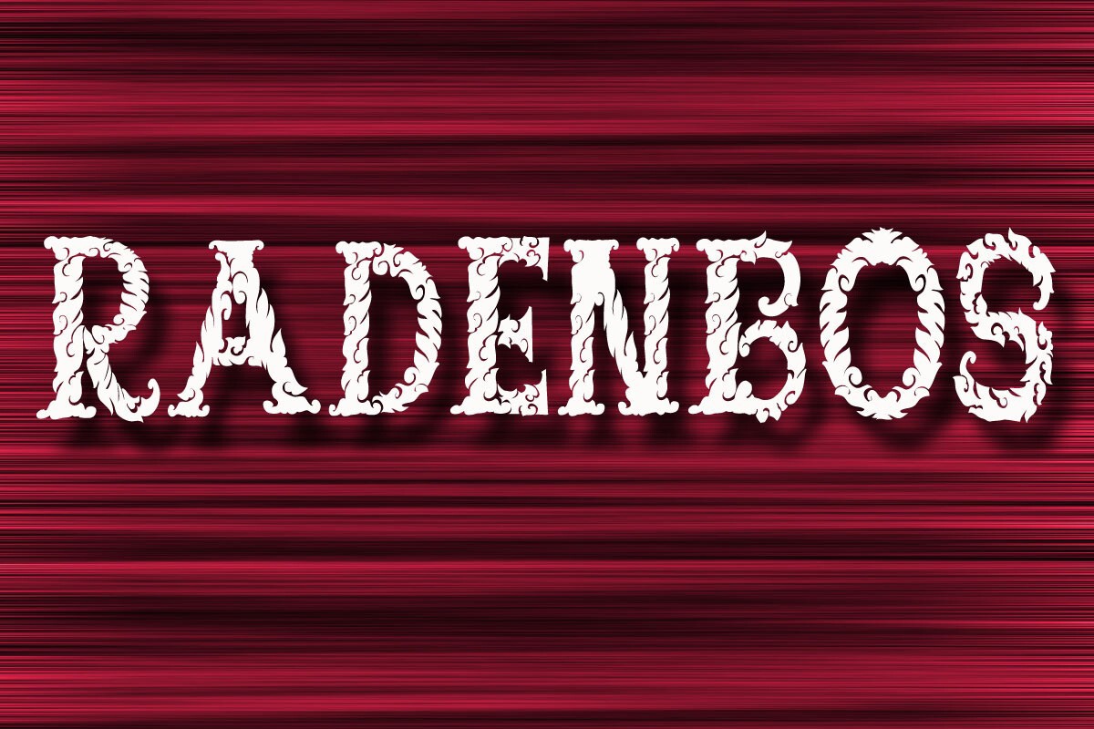 Radenbos Font preview