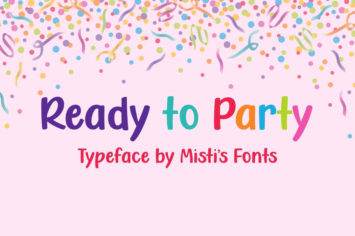 Ready to Party Font preview