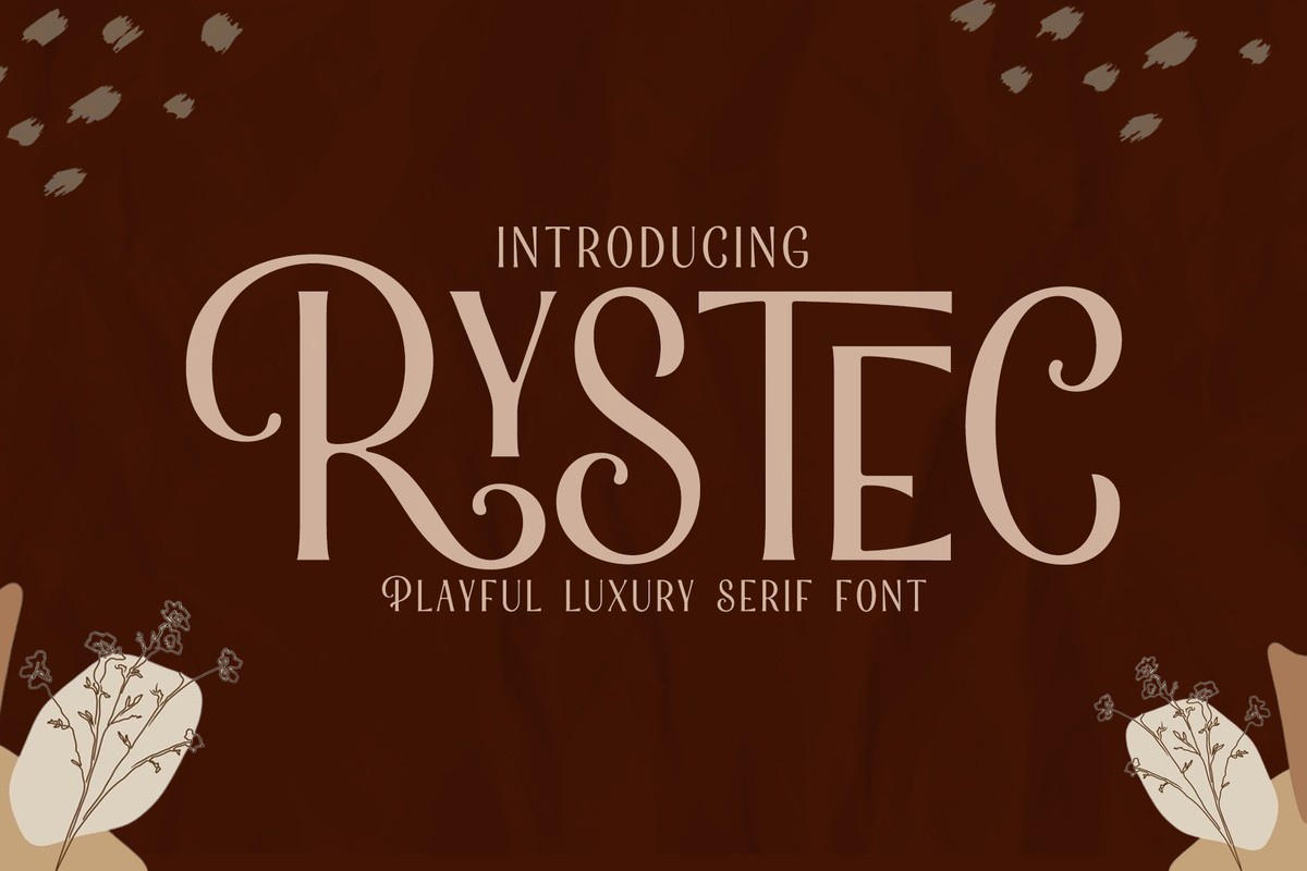 Rystec Font preview