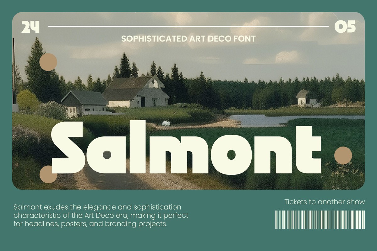 Salmont Font preview