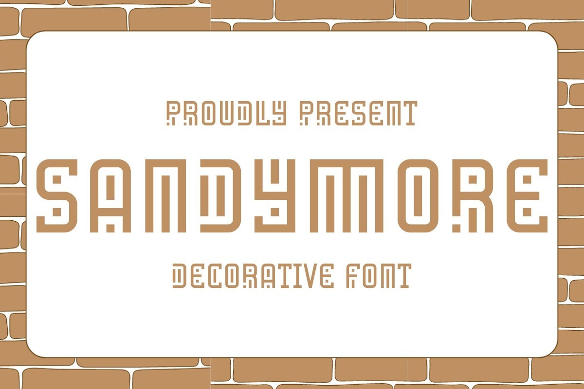 Sandymore Font preview