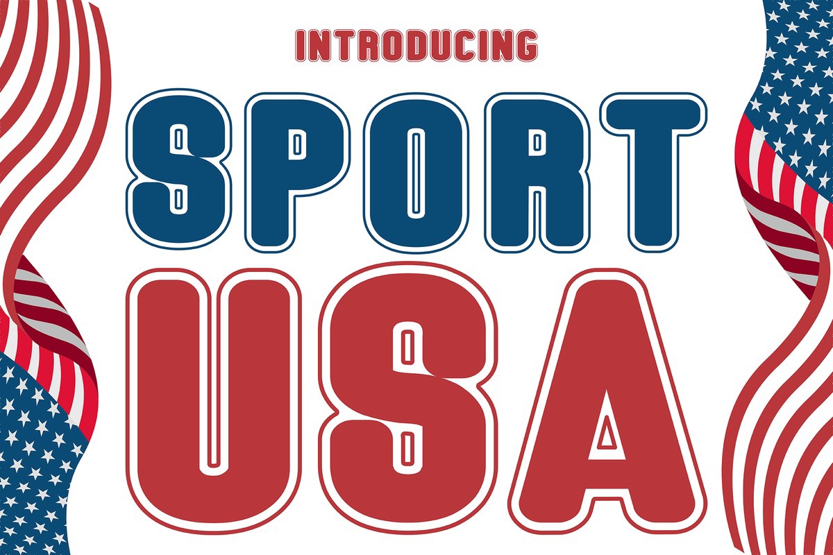 Sport USA Font preview