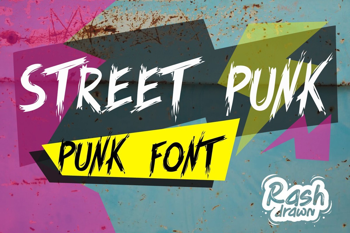 Street Punk Regular Font preview