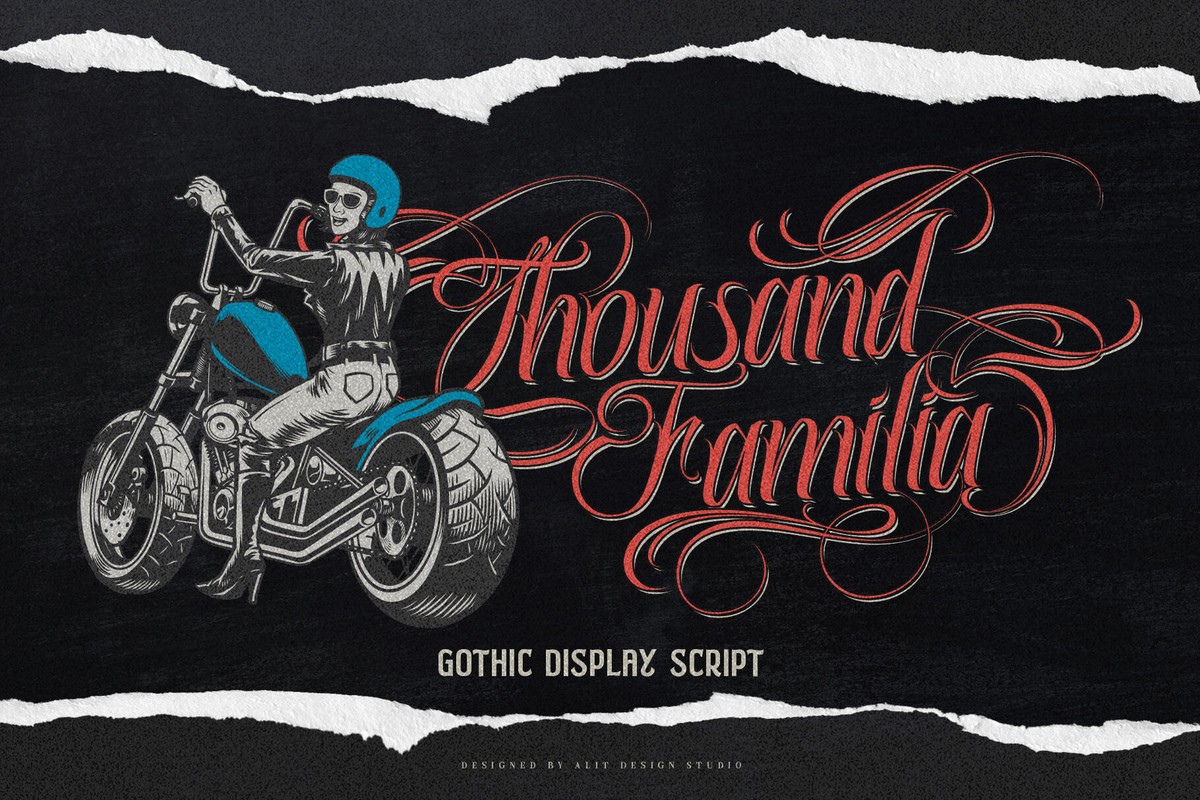 Thousand Familia Font preview