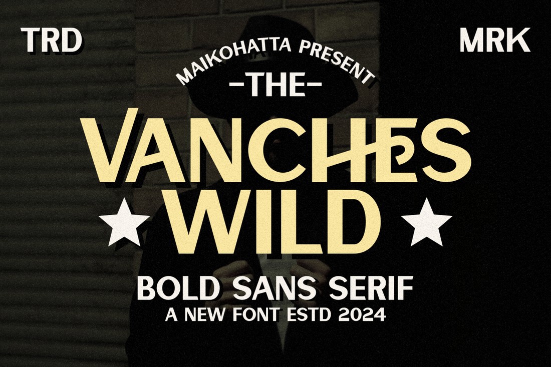 Vanches Wild Font preview